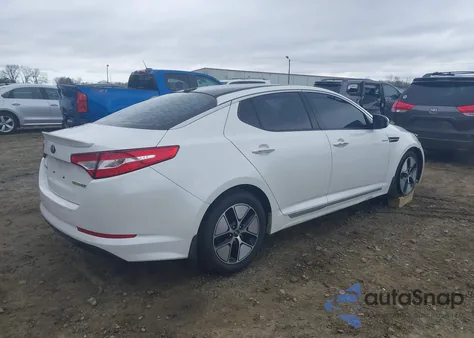 2013 Kia Optima Hybrid Ex from USA, damaged, VIN KNAGM4AD0D5045649
